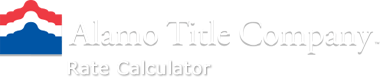 Alamo Title Company Rate Calculator