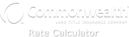 Commonwealth Land Title Insurance Company Rate Calculator