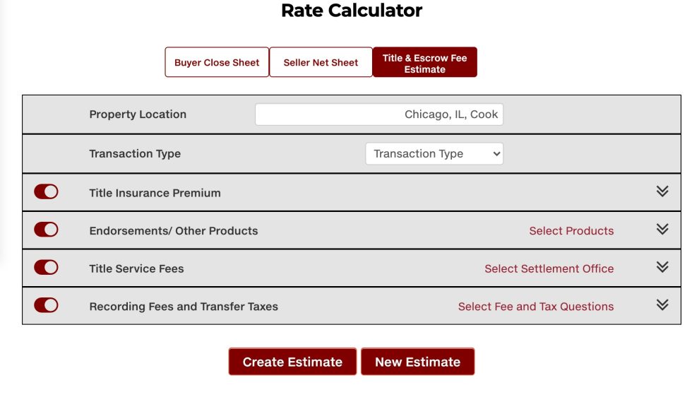 Stewart Title Rate Calculator Features, Details, & Pricing Seller